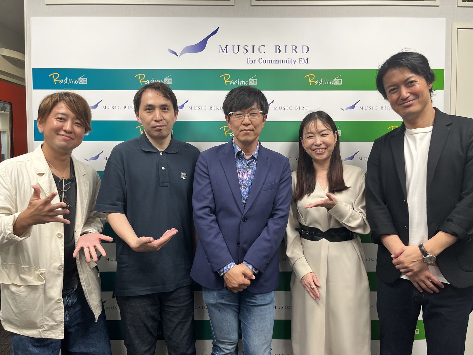 収録を終えた出演者一同